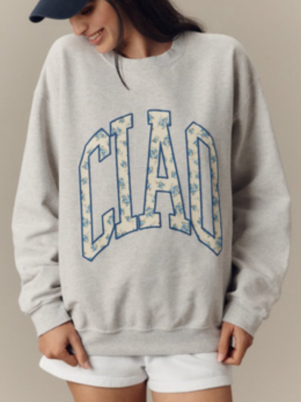 NWT By Anthropologie Ciao Oversized Sweatshirt - Med.